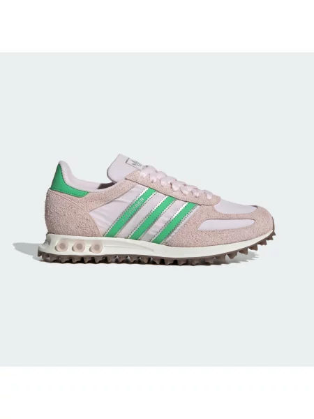 Sneakersy Adidas La Trainer zamszowe różowe