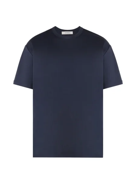 Tričko Umit Benan s kulatým výstřihem modré