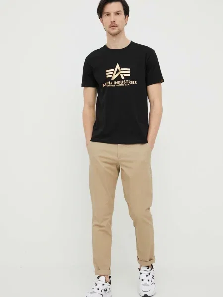 Tričko Alpha Industries černé