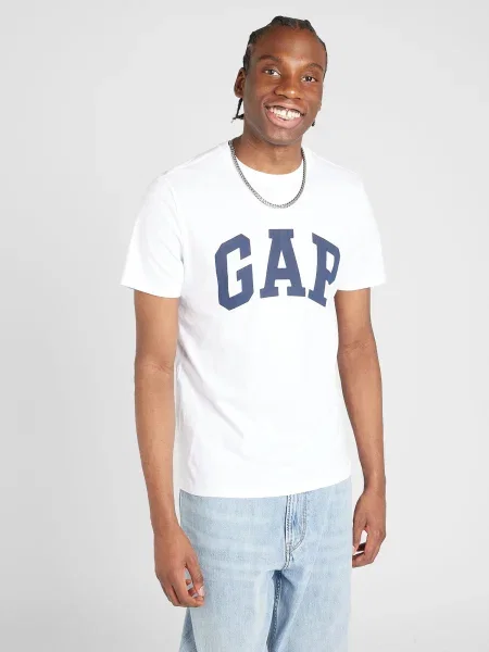 GAP Tricou albastru / albastru marin alb