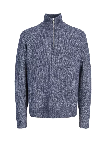 JACK & JONES Pulover JORFREDERIKSBERG OLLIE amestec albastru