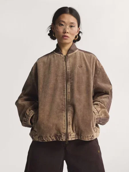 Кофта adidas CORDUROY SST TRACK коричневий