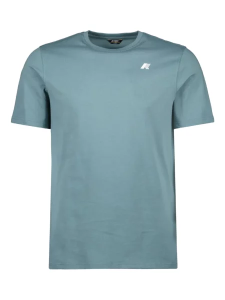 Tricou K-way cu imagine albastru