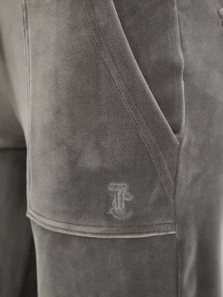 Спортивні штани Juicy Couture Layla однотонні сірий