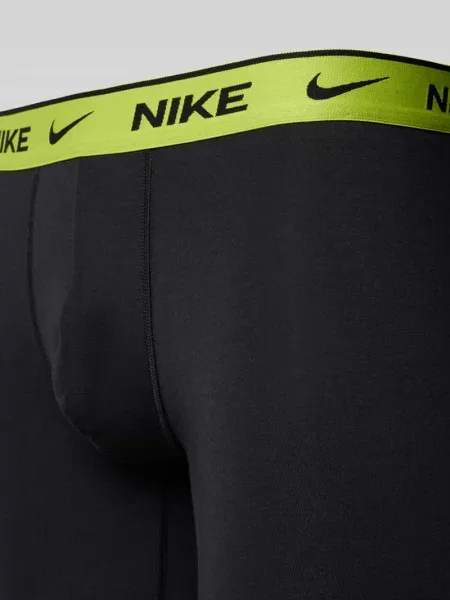Obcisłe bokserki z paskiem z logo w zestawie 3 szt. model ‘E-DAY’ Nike czarne