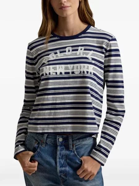 Велурени бягане с яка чорапи Polo Ralph Lauren синьо