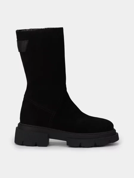 Braska Чоботи Вовна чорний