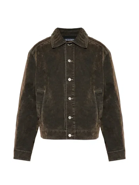 Manšestrová bunda Jacquemus hnědá