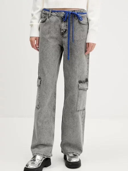 Hugo Blue jeans high waist gri