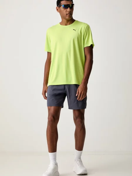 Puma tréningové tričko pánske ESS Poly Texture zelená