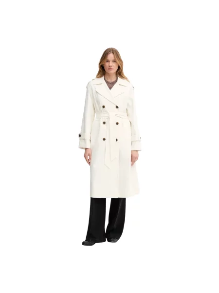Płaszcz Dkny dwurzędowy beżowy