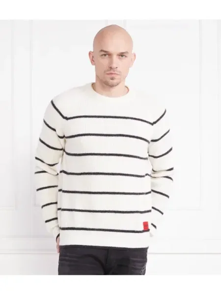 HUGO de lână pulover stom | bej