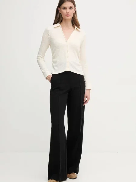 Классическая ошейниковый рубашка Dkny бежевая