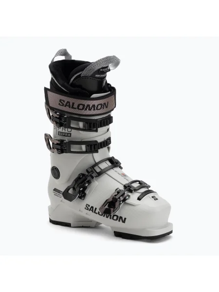 Дамски ски обувки Salomon S/Pro Supra W GW grey aurora/black/pink gold metallic черно