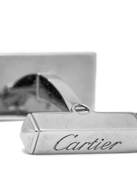Μανικετόκουμπα Cartier από λουστρίνι