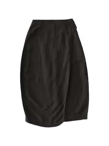 Fustă midi Studio Nicholson conici negru