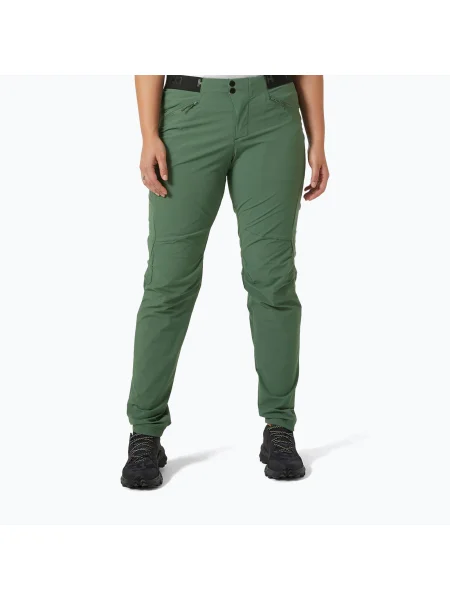 Pantaloni Helly Hansen pentru femei Rask Light Softshell verde