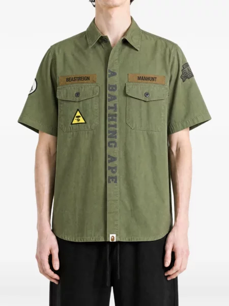 Cămașă A Bathing Ape® cu imagine verde