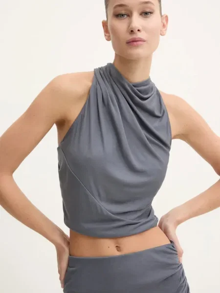 Блуза Rick Owens Lilies сиво