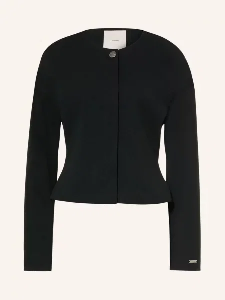 Calvin Klein Kurtka Pudełkowa schwarz czarna