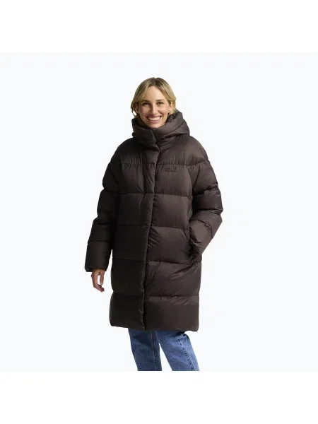 Palton cu puf pentru femei Jack Wolfskin Icy Hill Coat Rds peat