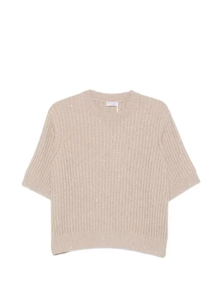 Pulover Brunello Cucinelli cu paiete