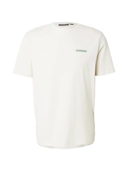NAPAPIJRI Tricou S-YOSE galben / verde / lână alb