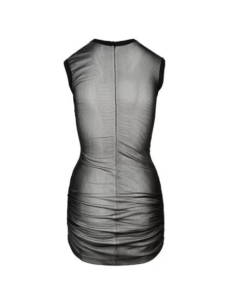 Rochie mini Ioana Ciolacu cu volane negru