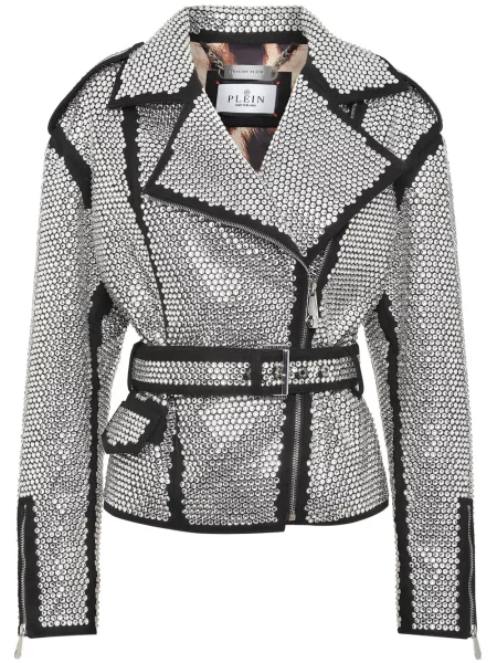 Geacă Philipp Plein de cristal negru