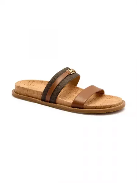 Michael Kors Bőr papucs MANDY barna