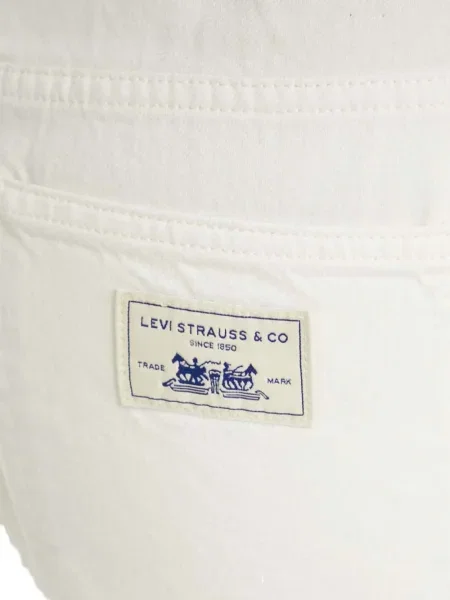 Blugi drepți Levi's® zdrențuiți negru