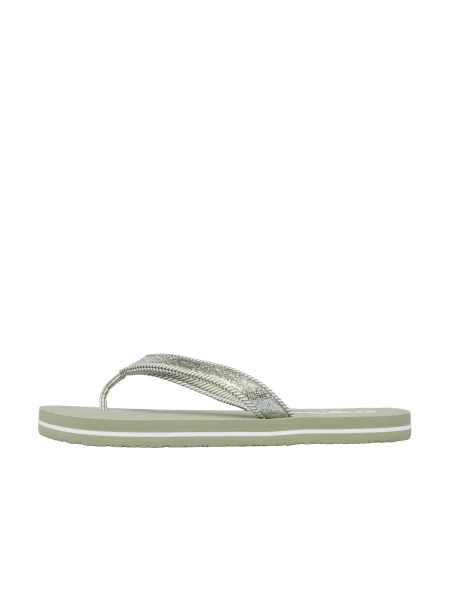 S.Oliver Flip-flops / argintiu verde