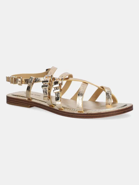 Sandały Michael Michael Kors skórzane żółte