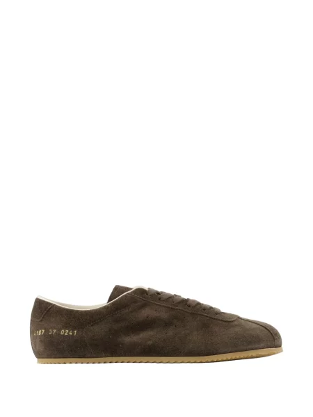 Sneakerși Common Projects din piele de căprioară maro