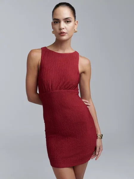 BWLDR Rochie roși aprins