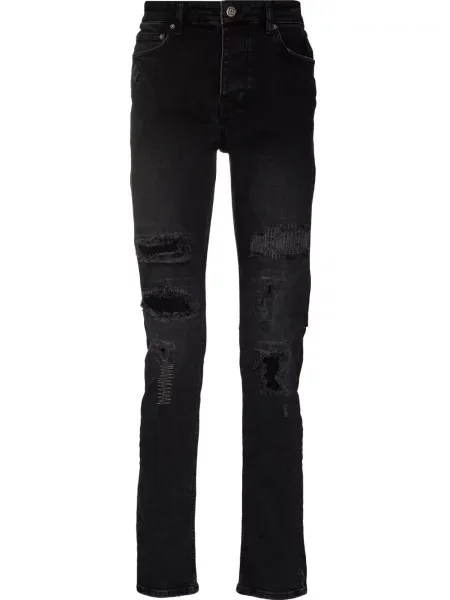 Blugi skinny Ksubi skinny fit negru