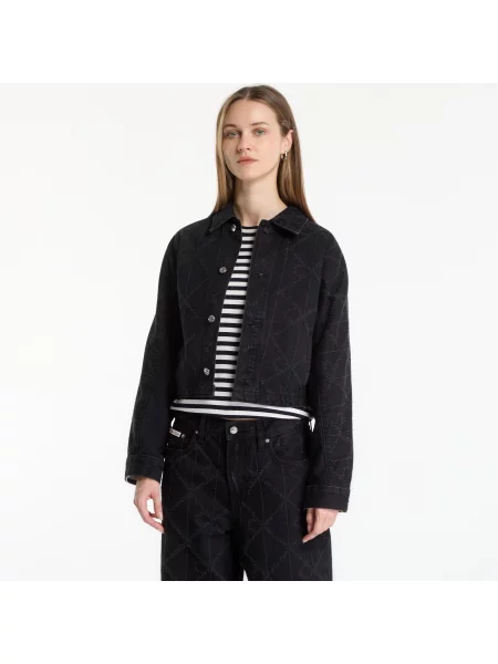 Jachetă Calvin Klein Jeans Doleman Trucker Ndlp Blue M negru