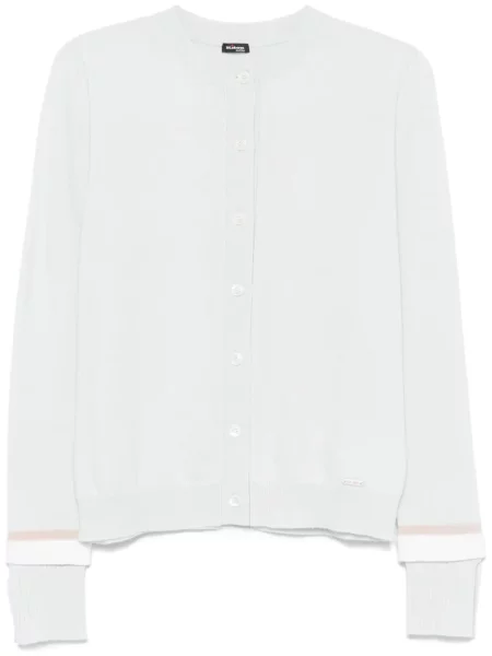 Cardigan Kiton cu autograf verde