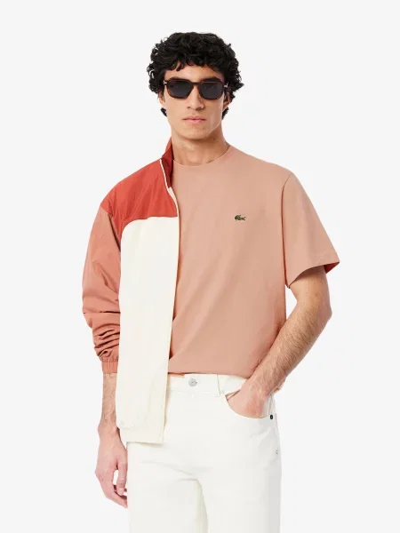 Футболка Lacoste бежевий