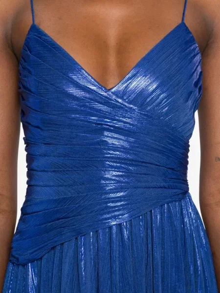 Rochie maxi Retrofete de costum albastru