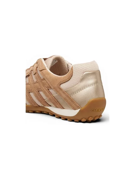 Pantofi Geox cu model piele de șarpe maro