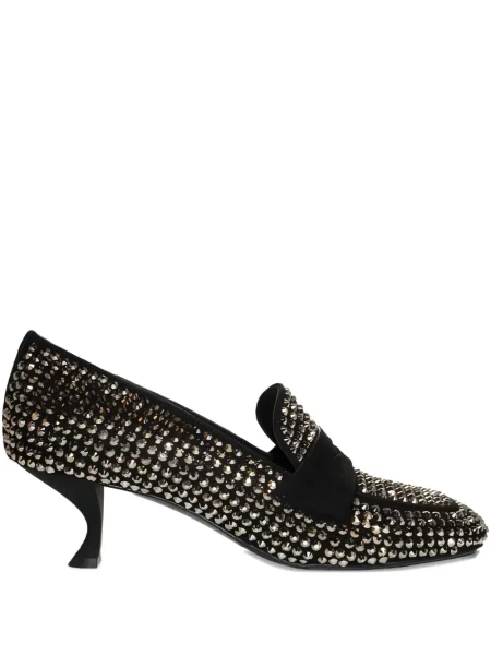 Pantofi cu toc La Rose negru