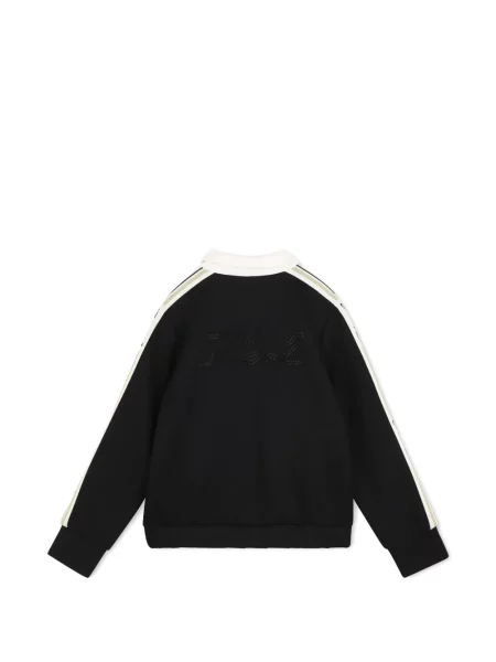 Bluza rozpinana dziecięca Karl Lagerfeld czarna