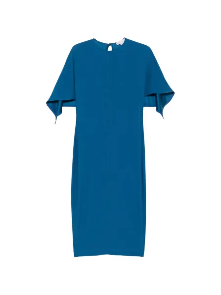 Rochie midi Stella Mccartney cu legături albastru