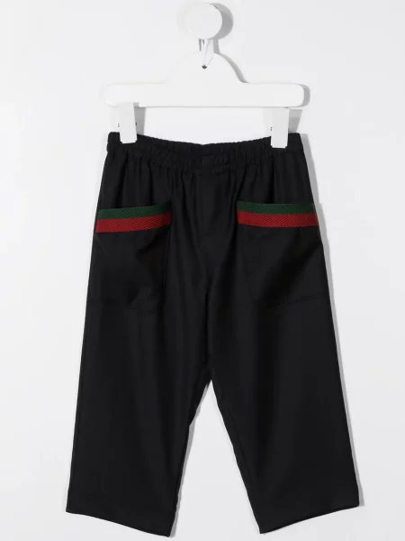 Spodnie dziecięce Gucci niebieskie