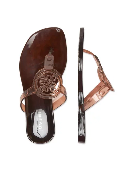 Nine West Джапанки кафяв