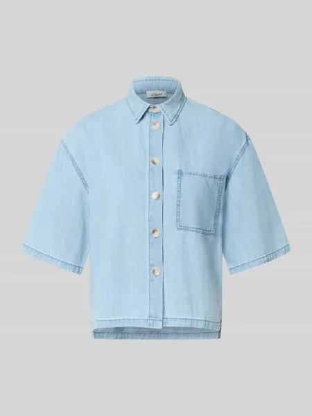 Bluzka z krótkim rękawem o kroju relaxed fit z czystej bawełny S.oliver Red Label