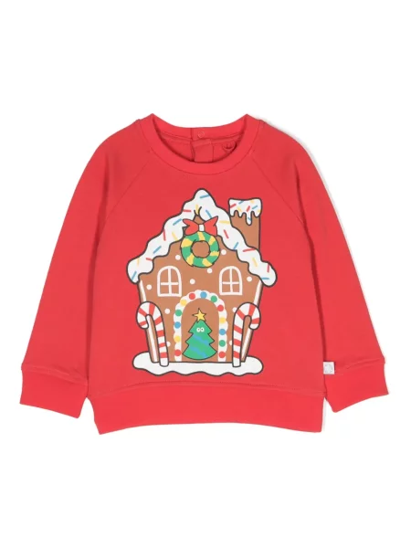 Bluza dziecięca Stella Mccartney czerwona