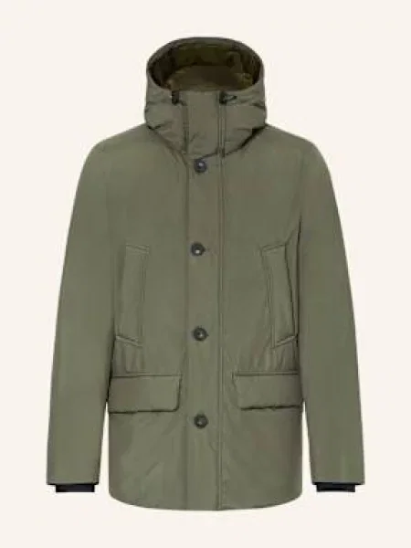 Woolrich Péřová Parka Cloud Arctic tmavě zelená