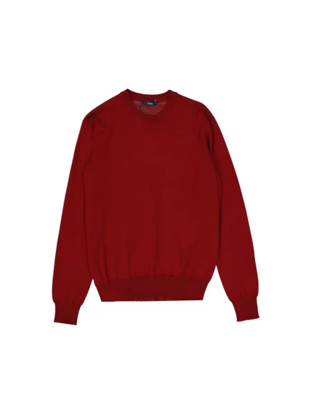 Sweter Herno wełniany czerwony